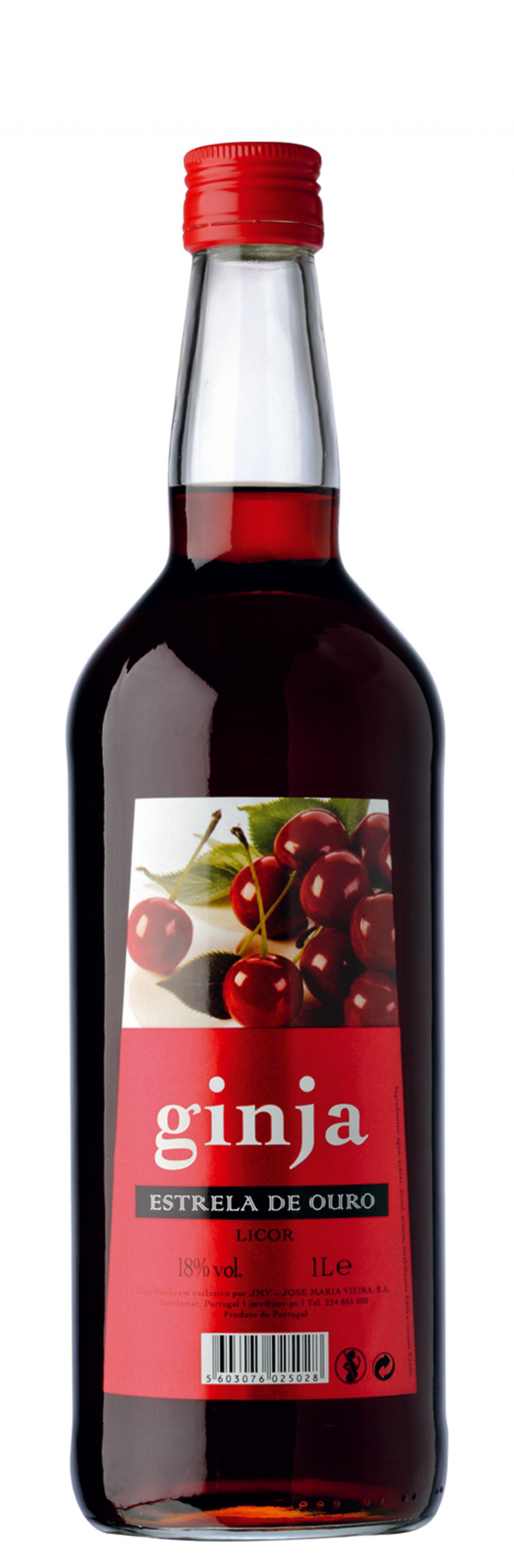 Ginja Estrela de Ouro Licor sem Fruto