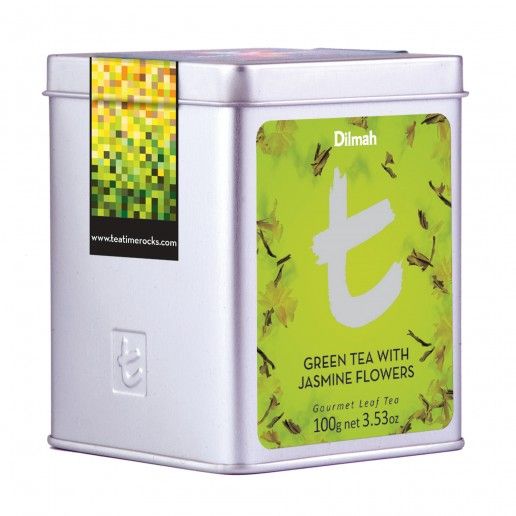 Dilmah T-Series Green Tea With Jasmine Flowers