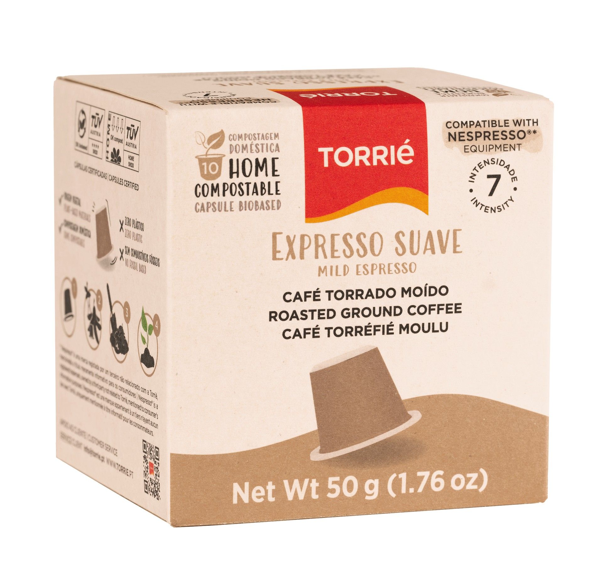 Torrié Expresso Suave Cápsula Home Compostable