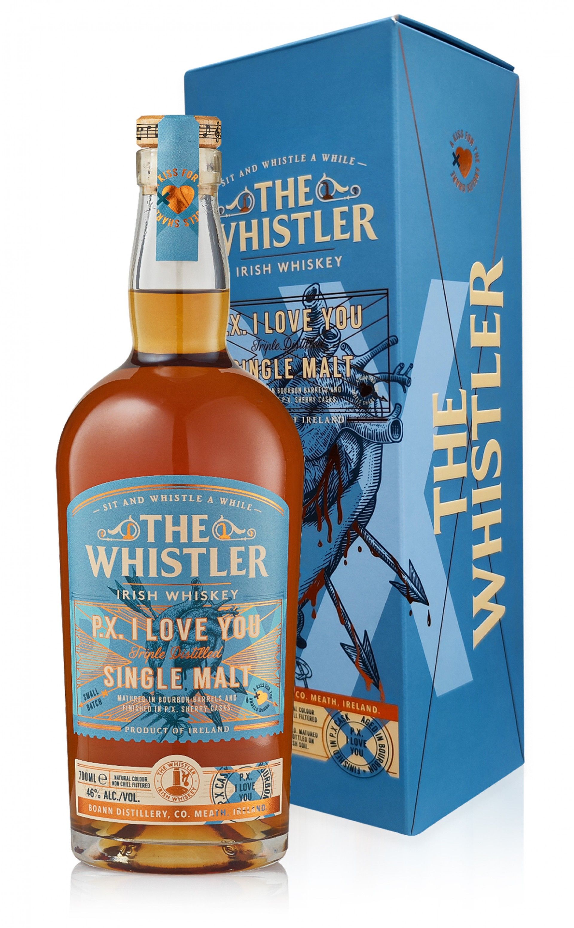 The Whistler P.X. I Love You - Single Malt Irish Whiskey